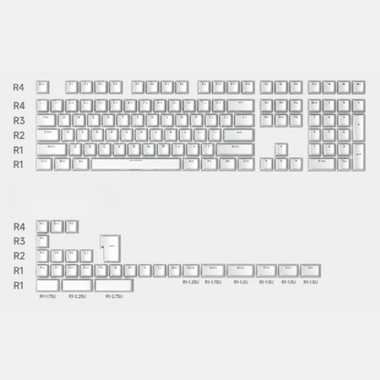 Crystal Translucent Keycap Jelly Pudding Acrylic Keycaps